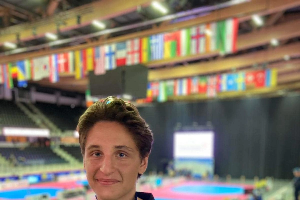 Maciej Leporowski, złoty medalista z Tallina, niebawem powalczy o medal młodzieżowych mistrzostw Europy. Fot. UKS Taekwondo Środa